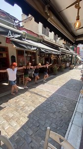 🇬🇷💙🇬🇷 Opa! A beautiful Greek hasapiko dance in #Greece at Aristotelous Square in Thessaloniki! Video by Ceren Olgun | GREEK GATEWAY