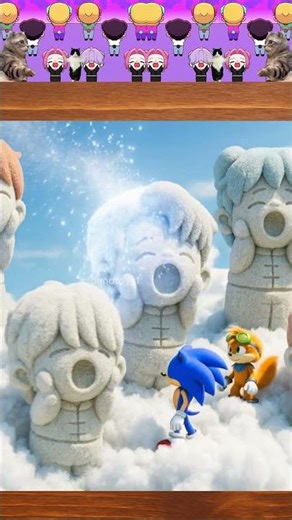 K Pop Demon Hunter Saja Boys Cloud Sculpture X Sonic