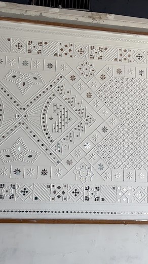 12K views · 192 reactions | #lippan_majikhan #majikhan_mud_art #lippanartwalldecor #lippanmirrorart #ahemdabad #corporatehospitality #majikhan #lippanartist #lippan | Majikhan Mud Art | Facebook