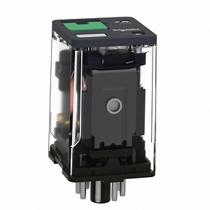 RUMC32FD - universal plug in relay, Harmony Electromechanical Relays, 10A, 3CO, with LED, lockable test button, cylindrical, 110V DC | Schneider Electric Canada