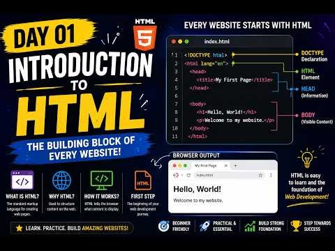 What is HTML? | Complete Introduction to HTML for Beginners