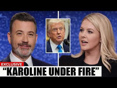 Jimmy Kimmel comments about Karoline Leavitt