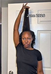 Hair Growth Comparison June 2024 to June 2026 — Type 3–4 Hair