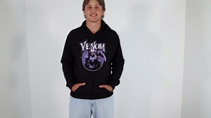 Marvel Men's Venom Graphic Print Hoodie with Long Sleeves, Sizes XS-3XL - Walmart.com