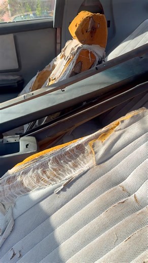 This is what the inside looked like before it comes out. #PontiacFirebird #ProjectCar #DIYCar