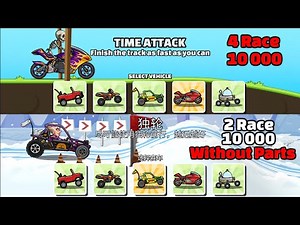 Hill Climb Racing 2 - 4 Race 10K + 2 Race 10K Without Parts (Group Project)