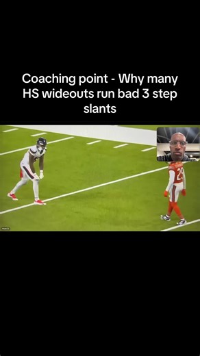 HS wideouts put this in your tool box for when needed. Coach every rep