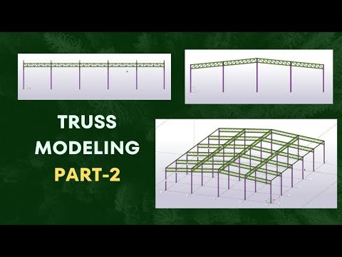 Tekla structure Truss modelling || Full project-6 || part -2 || TeklaBD | Engr Maidul