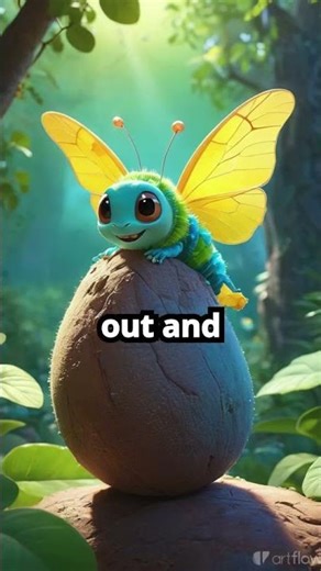 “Coco the Caterpillar’s Magical Transformation 🐛✨🦋 |#youtubeshorts