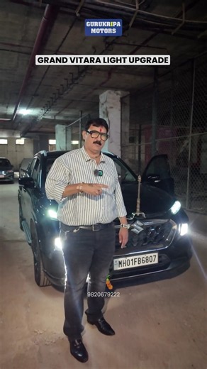 Grand Vitara Light Upgrade 💯 #automobile #tharcollection #marutisuzukiertigacng #luxury #ppf