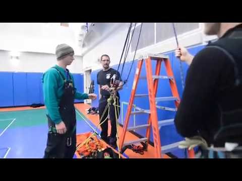 Rigging a Stokes Basket for Patient Extraction