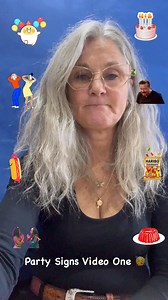 Party Signs Video One 🥳 … Are you ready? Party 🎉 - Friends 🤩 - Hot Dog 🌭- Games ♟️🧩🎮 - Cake 🎂 - Laughter 😂 - Lolly Bags 🍬 - Jelly 🍮 … Bye 💚🤍🖤 xx ** Note - my Deaf teacher signs Hot Dog 🌭 this way … explains some sign Hot Dog but that’s Signed English 👌 and this (DS) shows what looks like 😎 | Auslan Pay it Forward