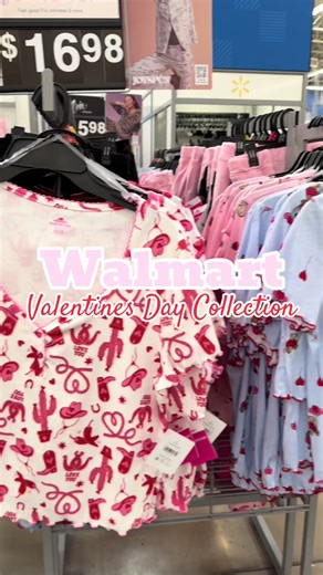 Cute Valentine's Day Girly PJs at Walmart