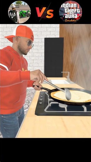 Game Characters 🧑‍🍳 Kitchen Cooking Challenge | Gt5 Vs Indian Theft Aura 🤯🔥 #shorts