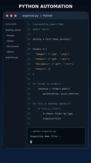 Python Cleaned My Entire Desktop! 😭💻 | Python Automation
