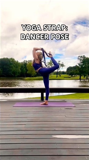 Dancer Pose with a Yoga Strap | Balance, Flexibility & Support