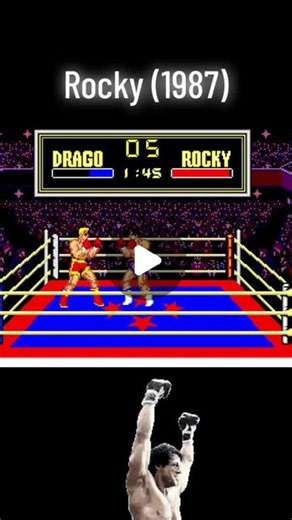 Retro Game Intensity | Step into the ring with "Rocky" on the Sega Master System! This 1987 classic had us training hard and battling fierce opponents like Apollo... | Instagram