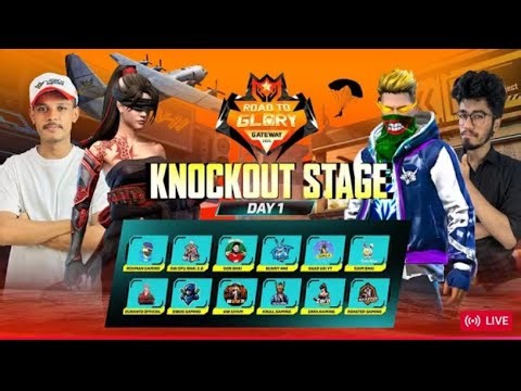 [🔴Live] ROAD TO GLORY GETAWAY 2026 | KNOCKOUT STAGE DAY 1 | Free Fire