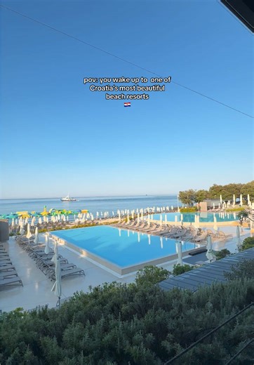 Breakfast with a Stunning View at Croatia's Beach Resort