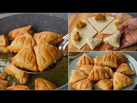 Layered Samosa Recipe | Aloo Samosa Recipe | Easy & Delicious Aloo Samosa Recipe | Samosa Snacks