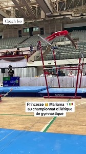 Mariama princesse — médaille au championnat d'Afrique de gymnastique