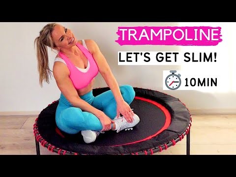 10 min trampoline fat burning workout for busy women | Intermediate - Advanced level
