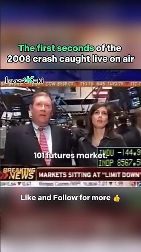 This Is How The 2008 Financial Crash Looked Live on TV 📉