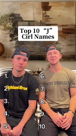 Guess the Top 10 Girl Names That Start with 'J'! 😱💖 #namegame #trendingnames #foryou #viral #storytime #top10 #tiktok #fypシ #highlandbros #fyp #story #pov #jnames