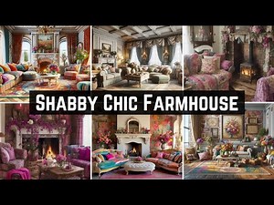 Top 70 Shabby Chic Farmhouse Living Rooms for 2024