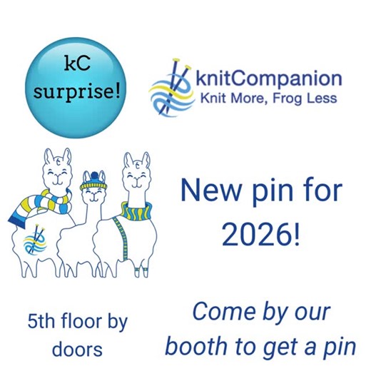 knitCompanion on Instagram: "New knitCompanion pin for 2026!"