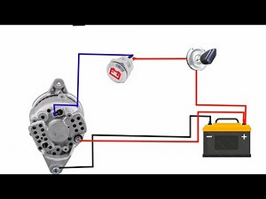How to connection tractor alternator-tractor alternator wiring diagram