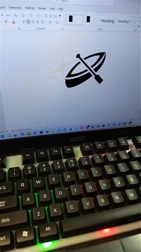 Shortcut Key In MS Word for Boat Symbol | English Tutorial Shorts | Sakif Techno