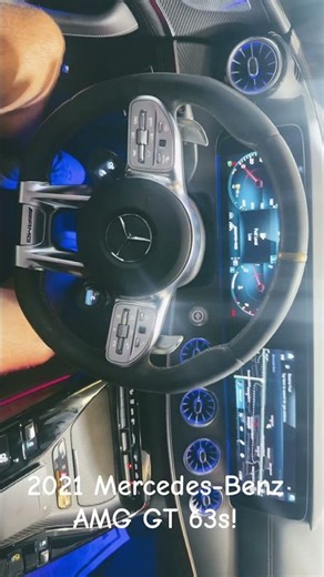 2021 Mercedes-Benz AMG GT 63s: Start Up / Interior!