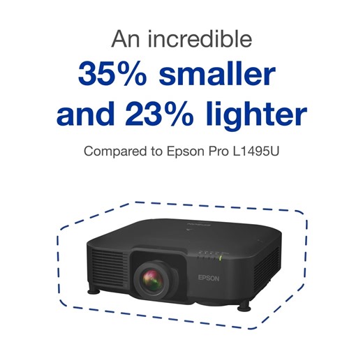 1K views · 36 reactions | Experience ultra bright, true-to-life images with our premium and compact large-venue projector! #Projector #largevenueprojector #highlumenprojector | Epson | Facebook