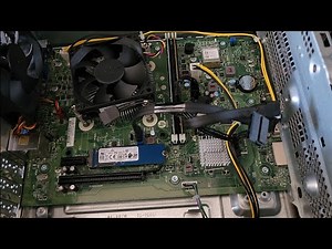 HP Desktop 1J7P8AA#ABA M01-F1224 Disassembly RAM SSD Hard Drive Upgrade Battery Replacement Repair