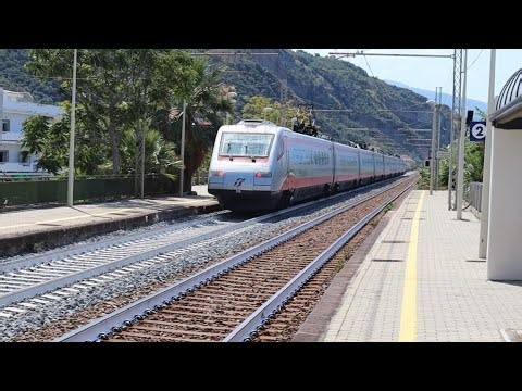 Treni alla Stazione di Guardia Piemontese Terme | Supercompilation #4