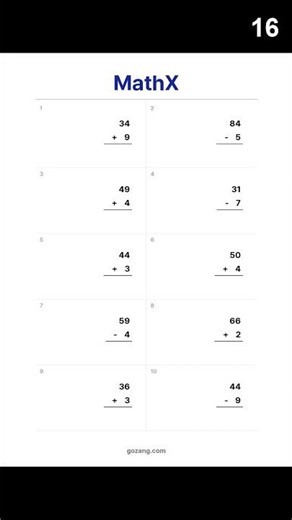 Free Beginner Math Worksheet #5 | Addition & Subtraction Practice #Shorts
