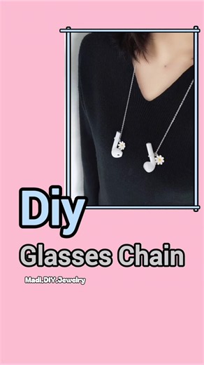 DIY Glasses Chain Tutorial 👓✨ | Easy Handmade Accessory