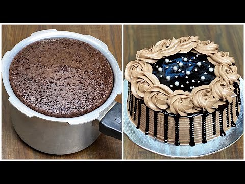 Chocolate Cake in Pressure Cooker | Chocolate Cake Without Oven | Birthday Cake Recipe