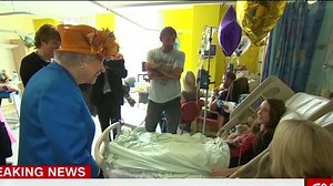 Queen Elizabeth visits attack victims