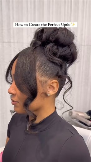 2K views · 29 reactions | ✨How to create the perfect updo hairstyle✨ No Duty 30% OFF All Oders CODE:LKW30 퐁퐮퐲 퐧퐨퐰:https://bit.ly/3UyY4yN Follow @likablewigofficial for more hair inspiration~ #houstonhairstylist #updo #messybuns #weddinghair #bridesmaidhair #curlybun #ponytails #silkpress #hairtutorials #curlybun | Likable Wig | Facebook