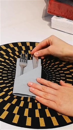 How to fold napkins 3 simple and quick ways #napkin #napkinfolding #tutorial #shorts #youtubeshorts