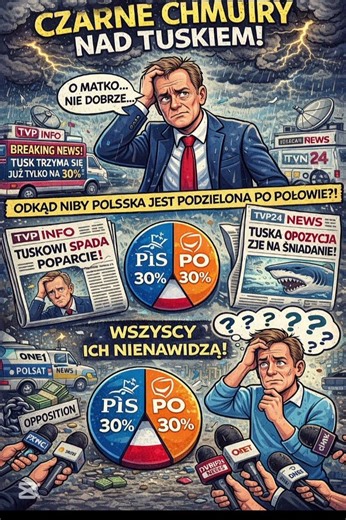 Muzyczna Prasówka 5- 30 % poparcie dla Tuska