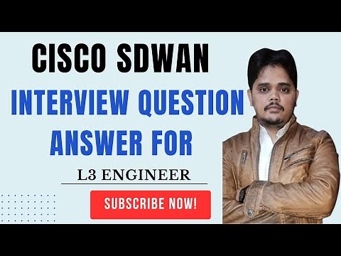 Cisco SDWAN Interview Questions Answers for Level 3 Engineer #sdwan #ciscosdwan #viptela