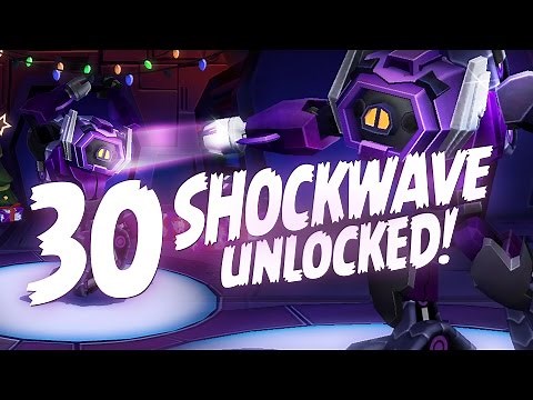 Angry Birds Transformers - Gameplay Walkthrough Part 30 - Shockwave Unlocked! Holiday Challenge