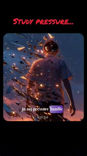 “Pressure se bhago mat… use power banao 💀🔥”#motivation #studentlife #pressure #mindset #selfimprove