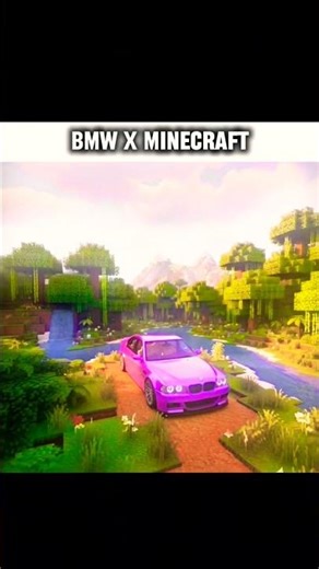 BMW X MINECRAFT 💀 #shorts