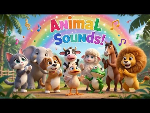 Animal Sounds for Kids 🎶 Sing Along Learning Song | #kidslearning