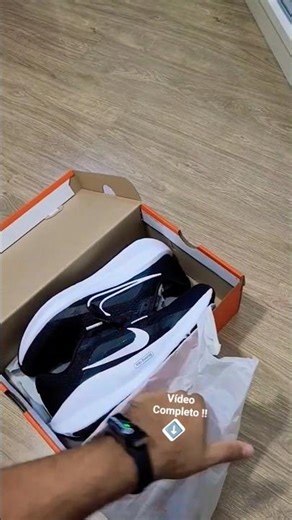 Unboxing Estilo ASMR Do Tênis Nike Downshifter 13 Preto e Branco