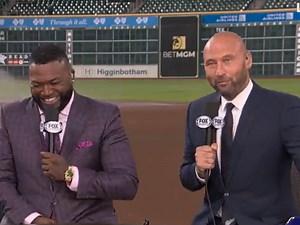 WATCH: David Ortiz HILARIOUSLY mocks Derek Jeter for historic 2004 ALCS collapse against Red Sox